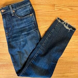 J.Crew Women’s Dark Wash Vintage Slim Straight Jeans, Size 28, Like New